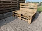 Houten palletten lounge zithoek geimpregneerd tuin bank, Tuin en Terras, Ophalen, Hout