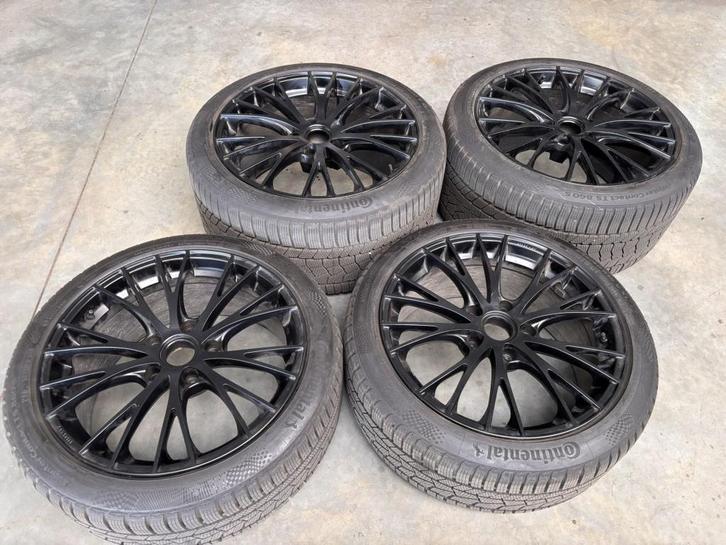 Winterset Porsche 911 (992) in perfecte staat, Auto-onderdelen, Banden en Velgen, Velg(en), Winterbanden, Ophalen