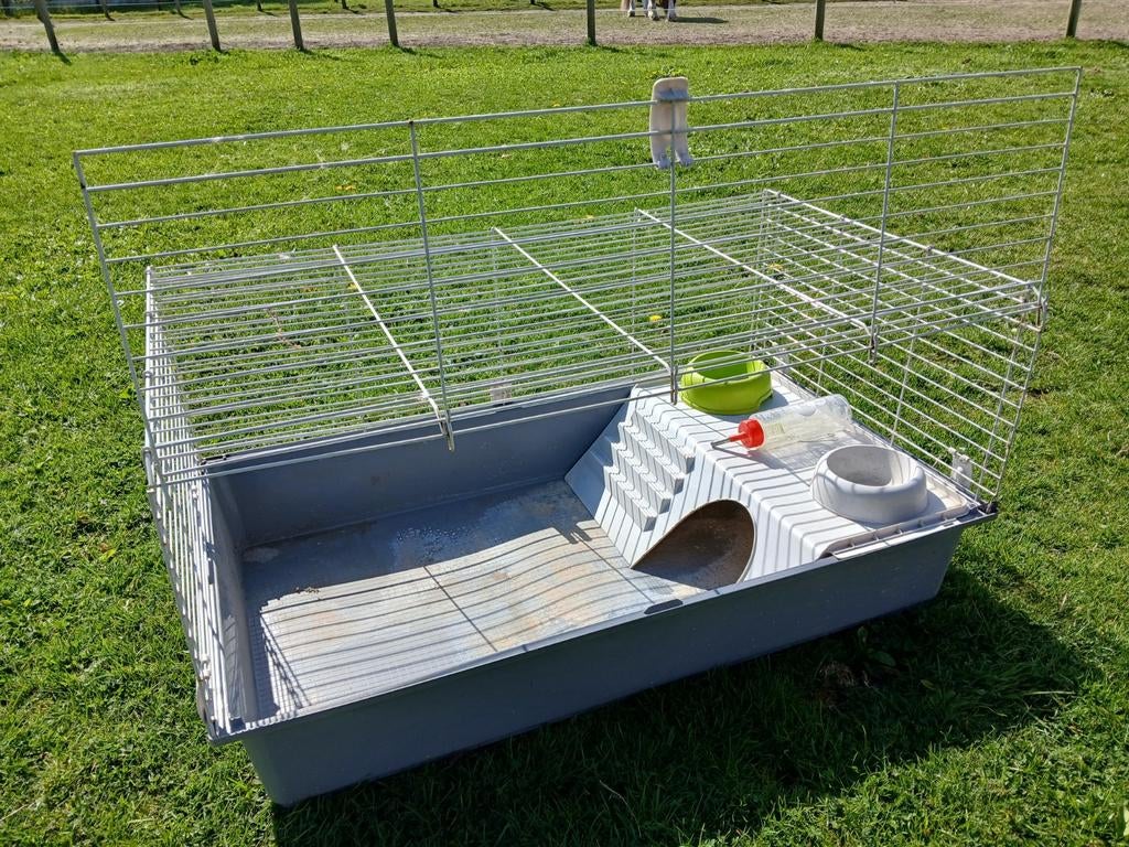 Cavia/konijnen kooi met toebehoren., Dieren en Toebehoren, Knaagdieren en Konijnen | Hokken en Kooien, Ophalen, Kooi, Cavia