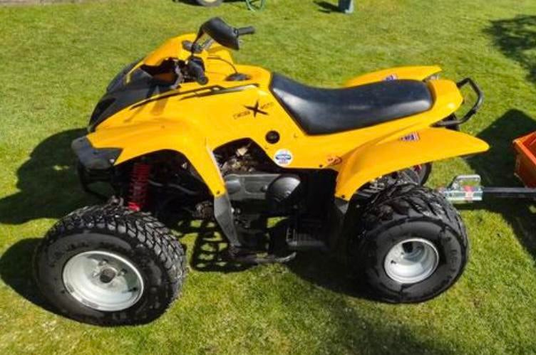 ADLY ATV150,Belgisch kenteken,1012 km!!, Fietsen en Brommers, Ophalen, Zo goed als nieuw