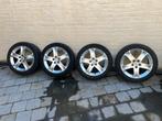 Peugeot alu 17” velgen met Pirelli P7 225/45 91Y, Auto-onderdelen, Ophalen, Zomerbanden, Band(en)