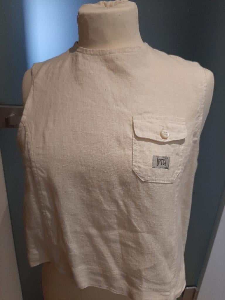 Linnen blouse, Kleding | Dames, Ophalen of Verzenden, Maat 38/40 (M)