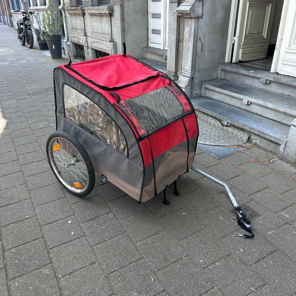 Remorque à vélo pour chiens ou épicerie, Remorque pour chien, Pliable, 20 à 40 kg, Enlèvement