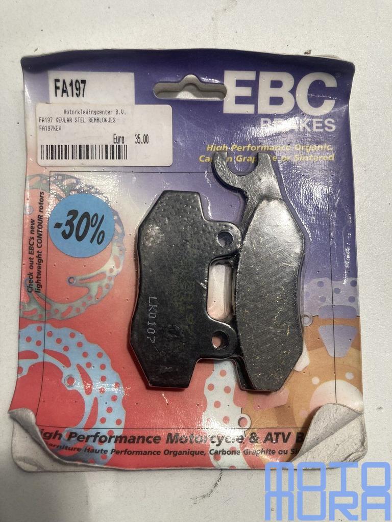 EBC FA197 remblokken set Kawasaki Ninja 250 300 Kr 650 versy, Motoren, -, -, Nieuw, Ophalen of Verzenden