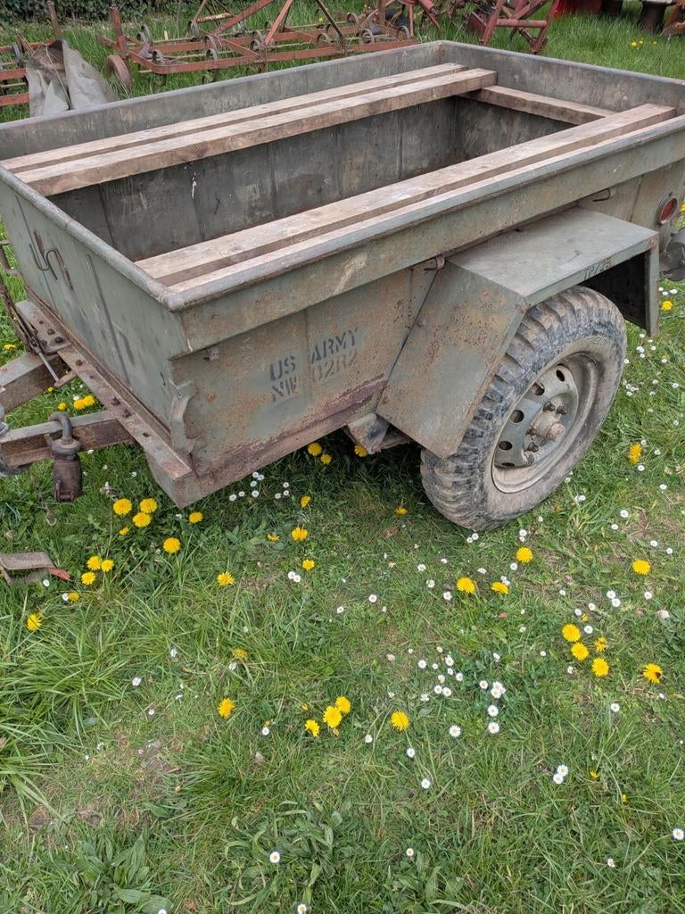 Remorque Jeep Ford Mutt US Army (collector, chasse, camping), Enlèvement