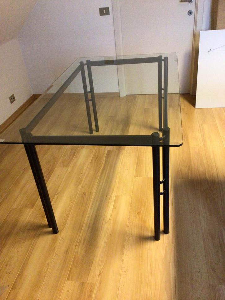 Table + 4 chaises, Maison & Meubles, Tables | Tables à manger, Verre, Enlèvement