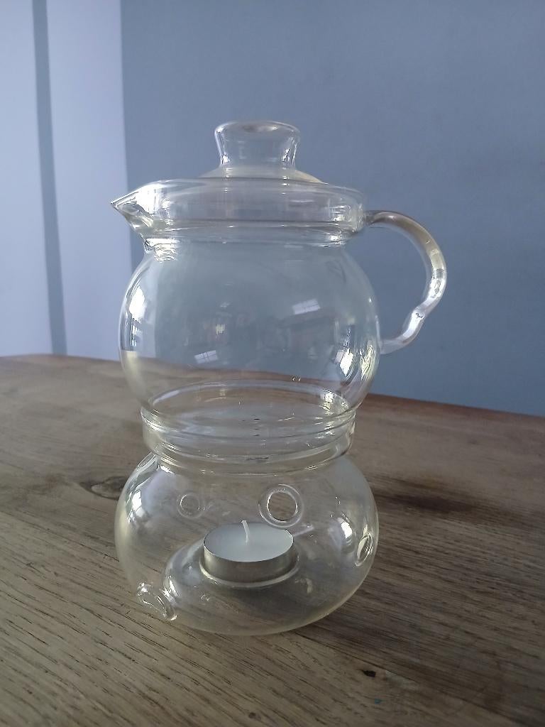 Théière en verre, Maison & Meubles, Cuisine | Vaisselle, Uni, Comme neuf, Verre, Enlèvement