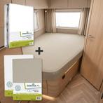 Textielpakket Frans bed - 1 molton met 2 hoeslakens - rechts, Caravans en Kamperen