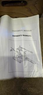 HBM UB-1 Metaalbuiger, Articles professionnels, Machines & Construction | Travail du métal, Enlèvement