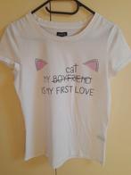 Chemise Undiz S — T-shirt à imprimé chat, Enlèvement ou Envoi, Vêtements de nuit ou Sous-vêtements, Utilisé, Undiz