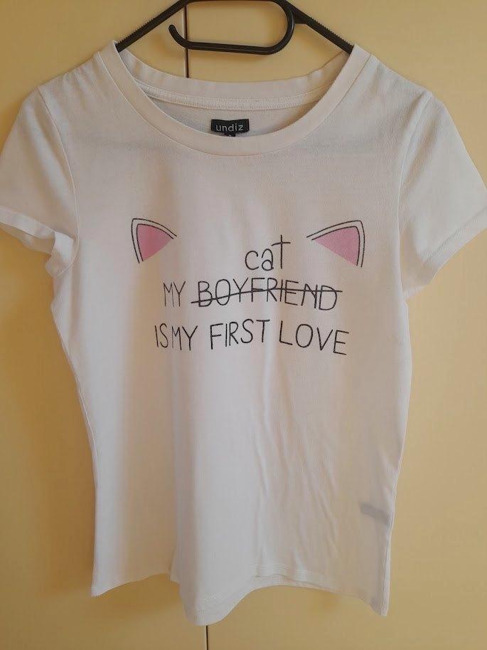 Chemise Undiz S — T-shirt à imprimé chat, Enfants & Bébés, Vêtements enfant | Taille 164, Utilisé, Fille, Vêtements de nuit ou Sous-vêtements