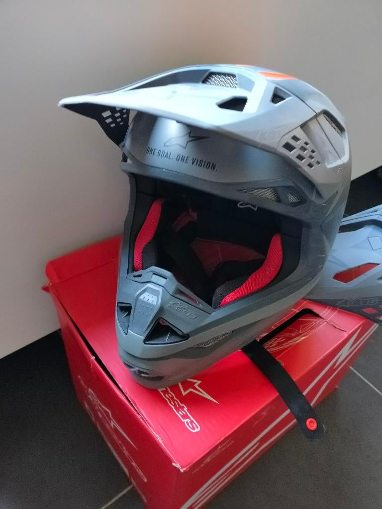 Alpinestars supertech Helm, Autres marques, Seconde main, Casque off road, Enlèvement