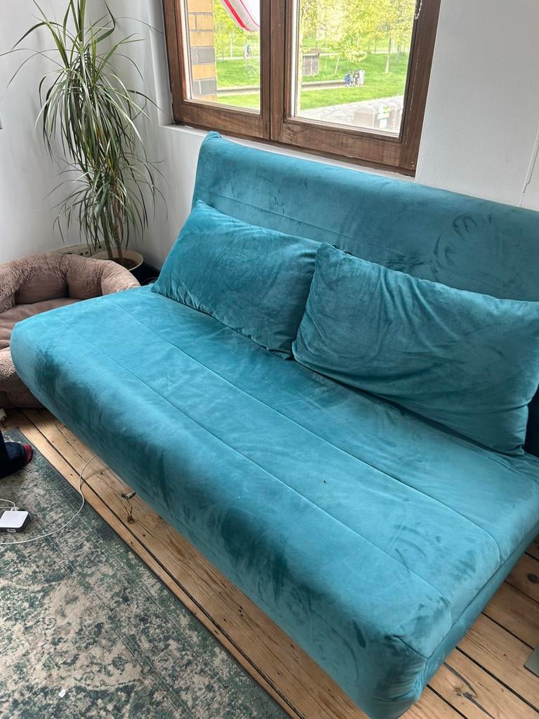 Zetel/Slaapbank, Ophalen, 90 cm, 190 cm of minder, Zo goed als nieuw