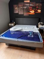 Lit à eau 1600 * 2100 mm avec tête de lit noire Profine, Maison & Meubles, 210 cm, Stabilisé, Enlèvement, Utilisé