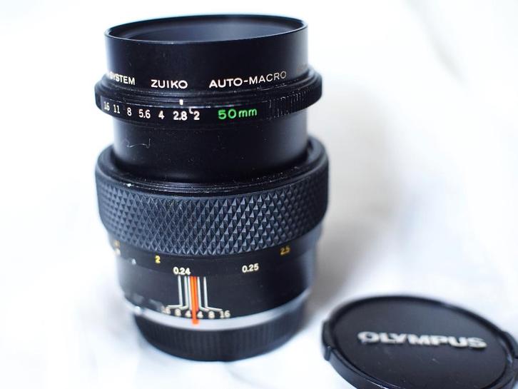 Olympus OM System Zuiko Auto Macro 50 mm F/2 : très rare, TV, Hi-fi & Vidéo, Appareils photo analogiques, Utilisé, Reflex miroir