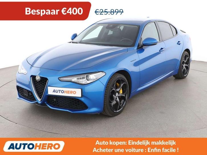Alfa Romeo Giulia 2.0 Turbo Veloce (automatique), Autos, Alfa Romeo, Achat, Giulia, 4x4, ABS, Caméra de recul, Régulateur de distance