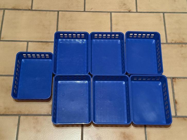 Plastic bakjes (7 stuks), Maison & Meubles, Maison & Meubles | Autre, Utilisé, Enlèvement ou Envoi