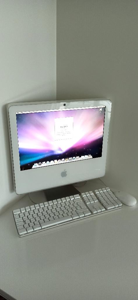 Prachtige Vintage Apple iMac 17" – Wit – Intel Core 2 Duo, Computers en Software, Apple Desktops, Gebruikt, iMac, Ophalen