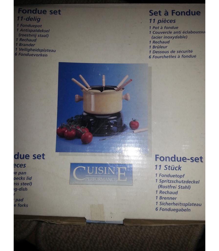 Fonduetoestel, Ophalen, Nieuw, Waxinelicht, Fondueset