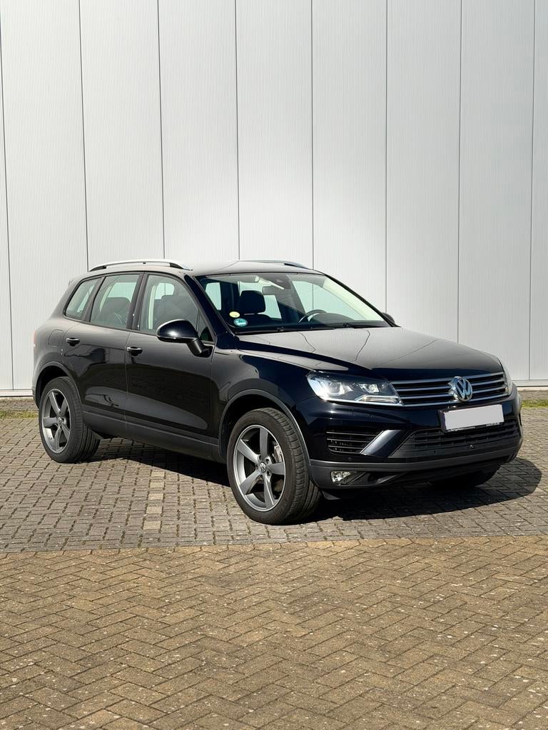 Volkswagen Touareg 2016, Auto's, Volkswagen, Automaat, Zwart, Leder, Bedrijf
