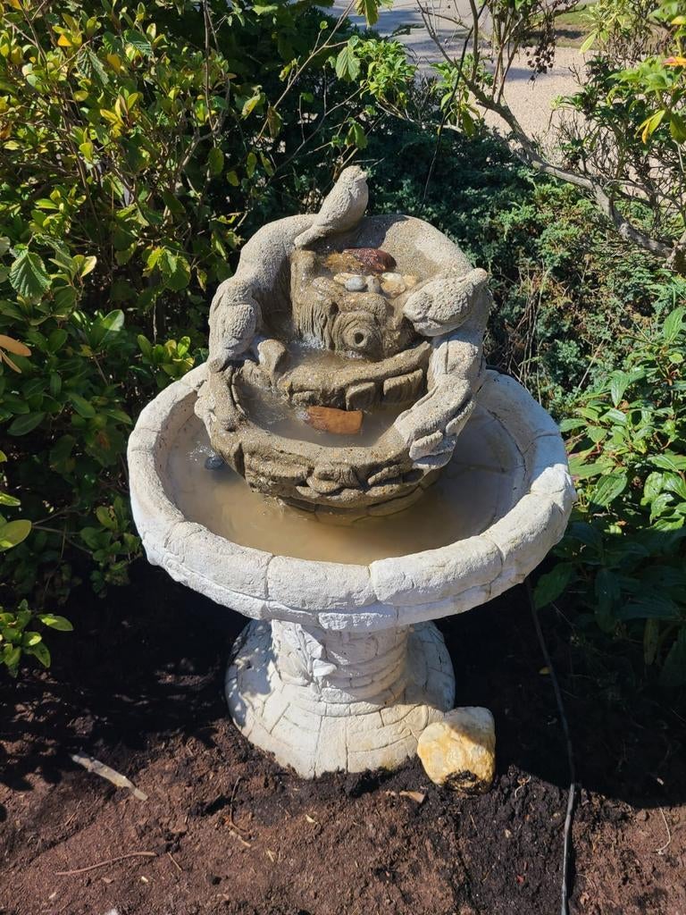 Zeer mooie fontein met vogels voor tuin / voortuin, Ophalen, Fontein