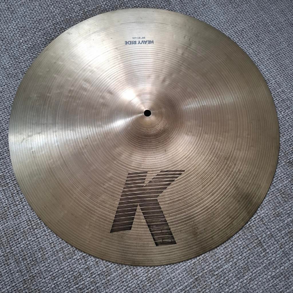 Zildjian k 20 inch heavy ride voor uw drumstel in zgst, Muziek en Instrumenten, Ophalen of Verzenden, Zo goed als nieuw