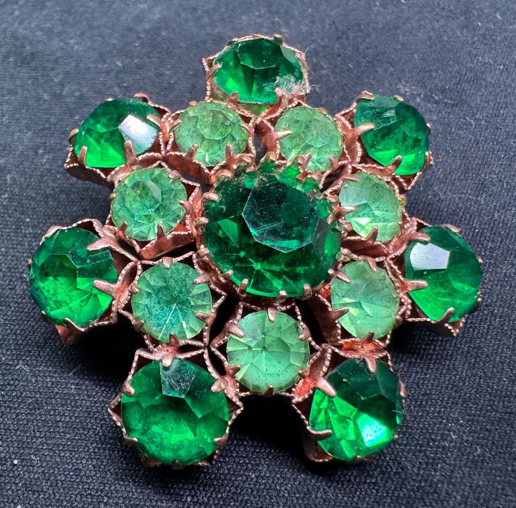 Bijoux de Fantaisie - Broche Vintage Années 1970, Bijoux, Sacs & Beauté, Bijoux anciens, Enlèvement ou Envoi, Autres matériaux