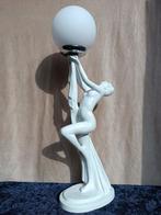 Lampe de table vintage en céramique pour femme de style art, Enlèvement ou Envoi