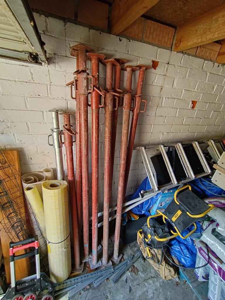 Bouwstempel Steiger, Ophalen, Gebruikt, Daksteiger, 2 tot 5 meter