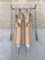 kopere dubbele pomp, Antiek en Kunst, Ophalen, Koper