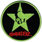 Gorillaz stoffen opstrijk patch embleem, Verzenden, Nieuw, Kleding
