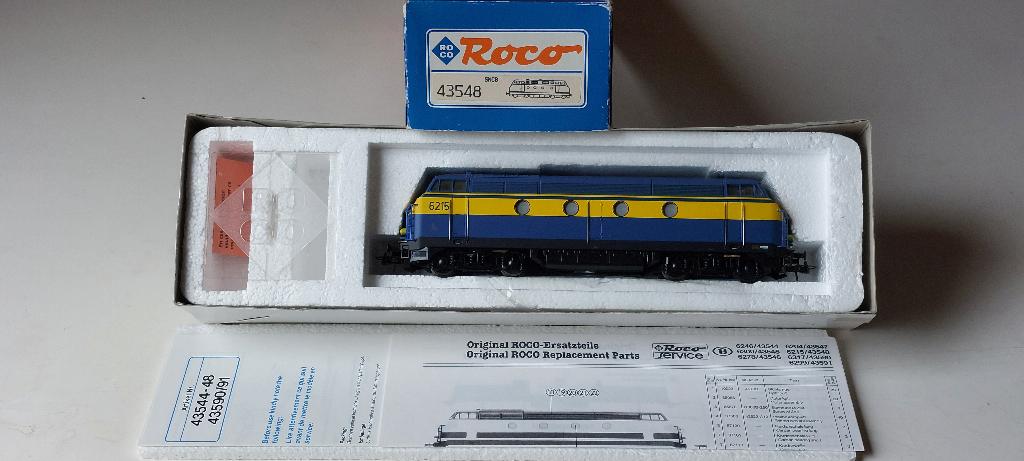 SNCB/NMBS ROCO LOCO DIESEL SERIE*HO*DC* N43548, Hobby & Loisirs créatifs, Roco, Locomotive, Envoi, Courant continu