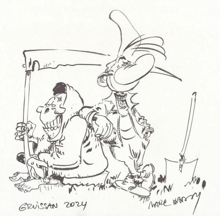 Pierre Tombal Marc Hardy, Collections, Personnages de BD, Neuf, Image, Affiche ou Autocollant, Autres personnages, Envoi