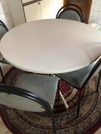 Keukentafel met 4 stoelen, Ophalen, Gebruikt