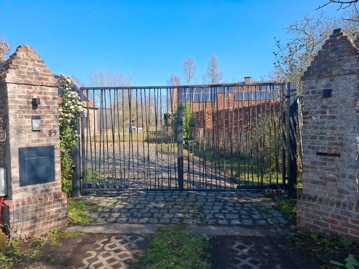 Automatische poort/ Hekken, Tuin en Terras, Tuinhekken en Hekwerk, Zo goed als nieuw, Aluminium, Met poort, Ophalen
