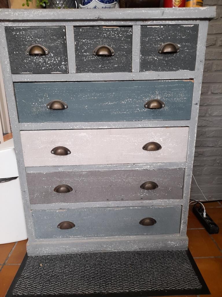 Vintage ladenkast, Huis en Inrichting, Ophalen