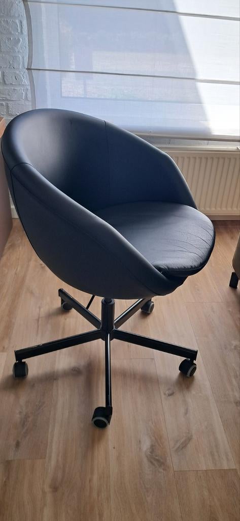 Bureaustoel Skruvsta zwart, Maison & Meubles, Chaises de bureau, Utilisé, Chaise de bureau, Noir, Enlèvement