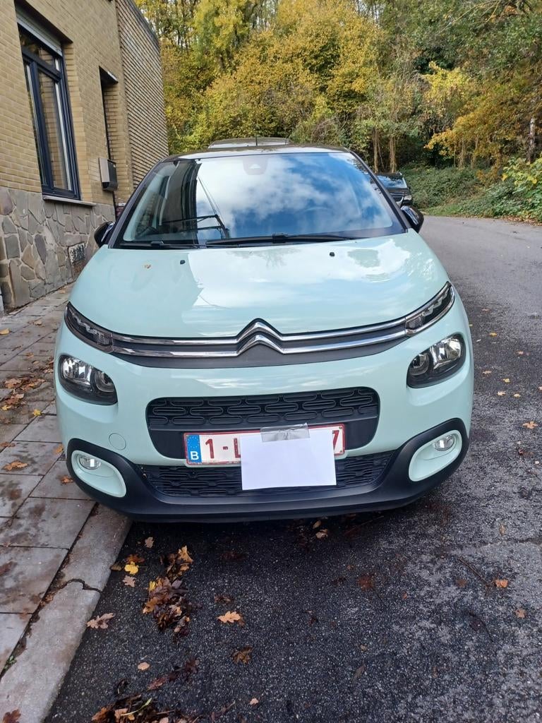 Citroën c3 2019 couleur vert ,15 HDI,k073060, 5 vitesses, Auto's, 4 cilinders, Diesel, Particulier, 15 cc