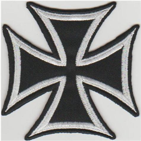 Iron Cross stoffen opstrijk patch embleem #7, Motoren, Accessoires | Overige, Nieuw, Verzenden