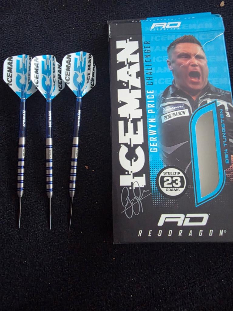 Dartspijlen iceman, Ophalen of Verzenden, Gebruikt, Pijlen