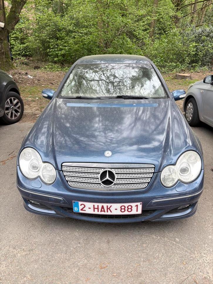 Mercedes C 180, Auto's, Mercedes-Benz, Particulier, C-Klasse, Benzine, Euro 4, Coupé, 3 deurs, Automaat, Blauw, Overige kleuren