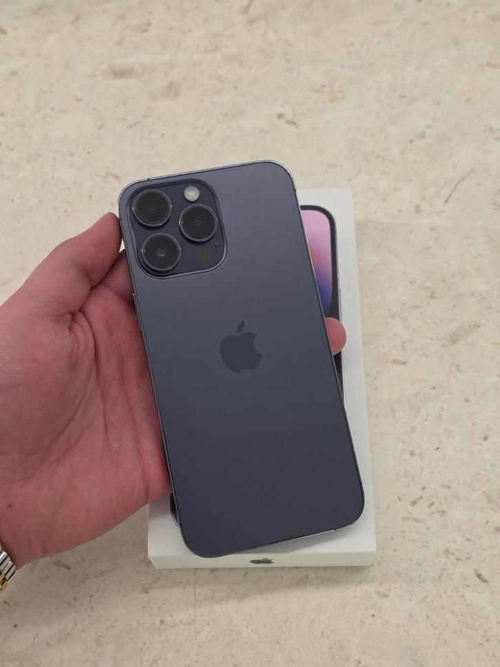 IPHONE 14 PRO MAX 5G 128GB DEEP PURPLE, Telecommunicatie, Mobiele telefoons | Hoesjes en Screenprotectors | Apple iPhone, iPhone 14