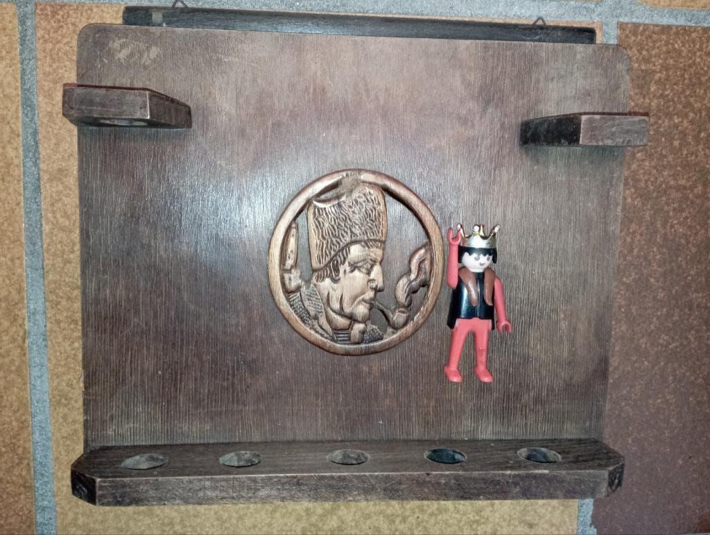 686) Voor zij die van pijpen houden... pijpenrek, Verzamelen, Rookartikelen, Aanstekers en Luciferdoosjes, Gebruikt, Ophalen of Verzenden