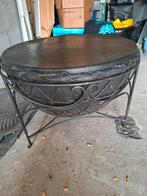 2 Pauken of grote trommels gebruikt als salontafel niets aan, Musique & Instruments, Batteries & Percussions, Enlèvement