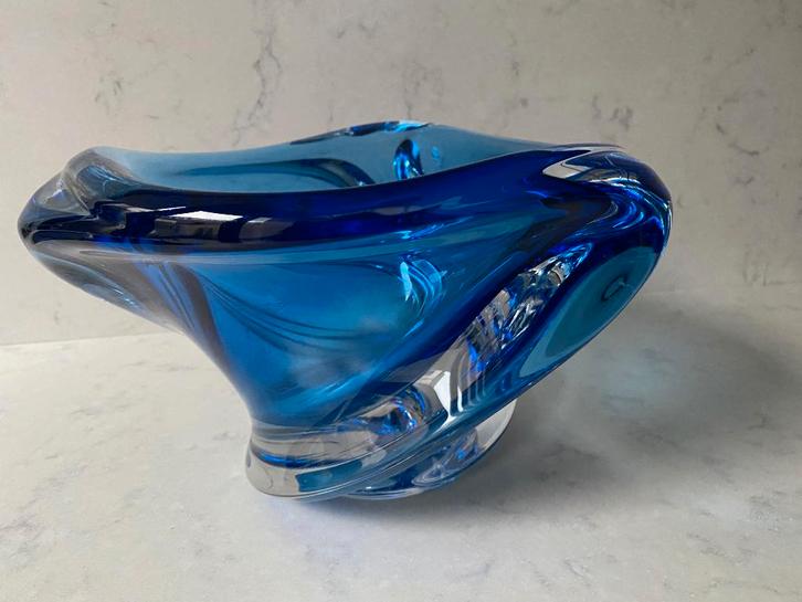 Fruitschaal Val Saint Lambert, Antiek en Kunst, Antiek | Glaswerk en Kristal, Ophalen of Verzenden