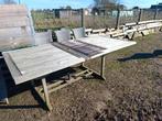 Tuintafel en stoelen, Enlèvement, Utilisé, Rectangulaire, Bois