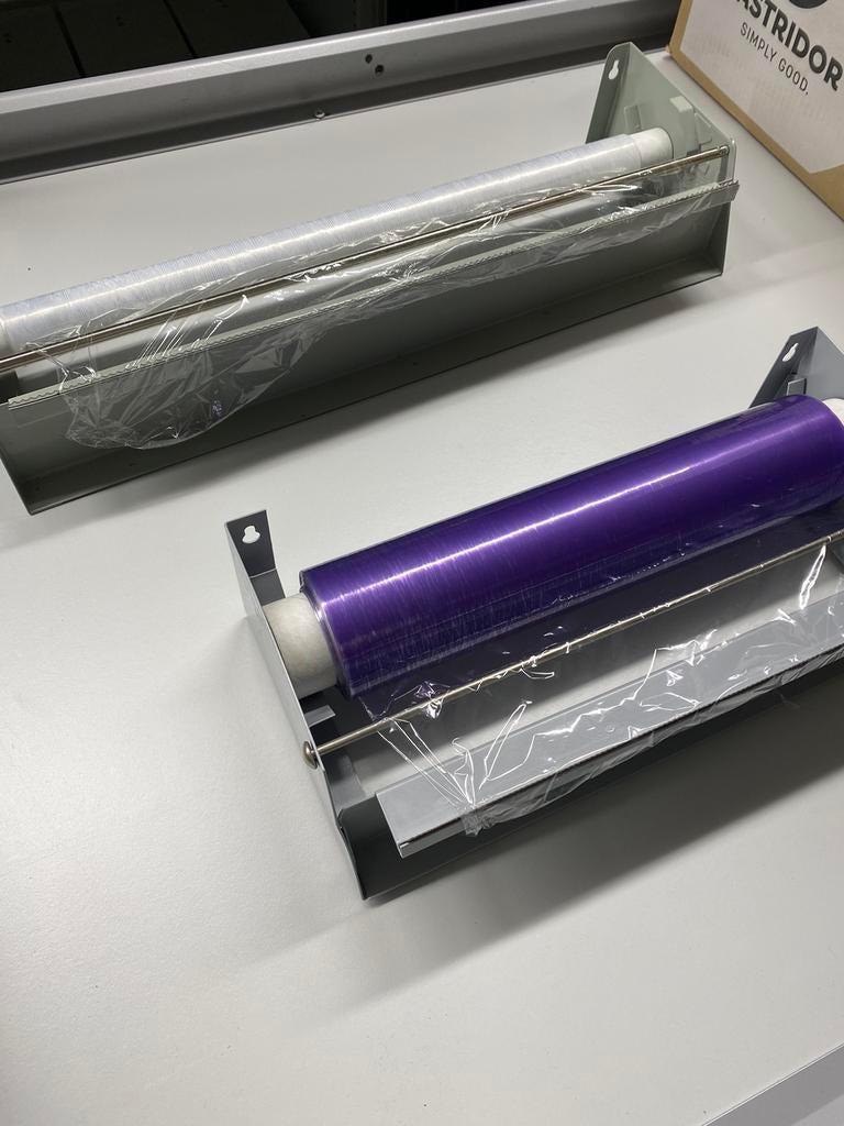 Ophangsystemen plastiekfolie - 2 stuks, Huis en Inrichting, Keuken | Keukenelementen, Ophalen of Verzenden, Zo goed als nieuw