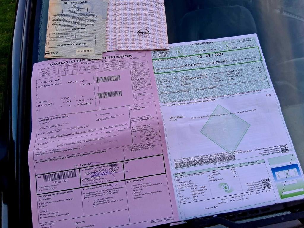 Gekeurd voor verkoop klaar opel astra 1997 1.4 benzine 13000, Particulier, Astra, Te koop, Benzine