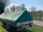Dubbel-as aanhangwagen met afdekzeil – MTM 2000 kg, Ophalen, Gebruikt