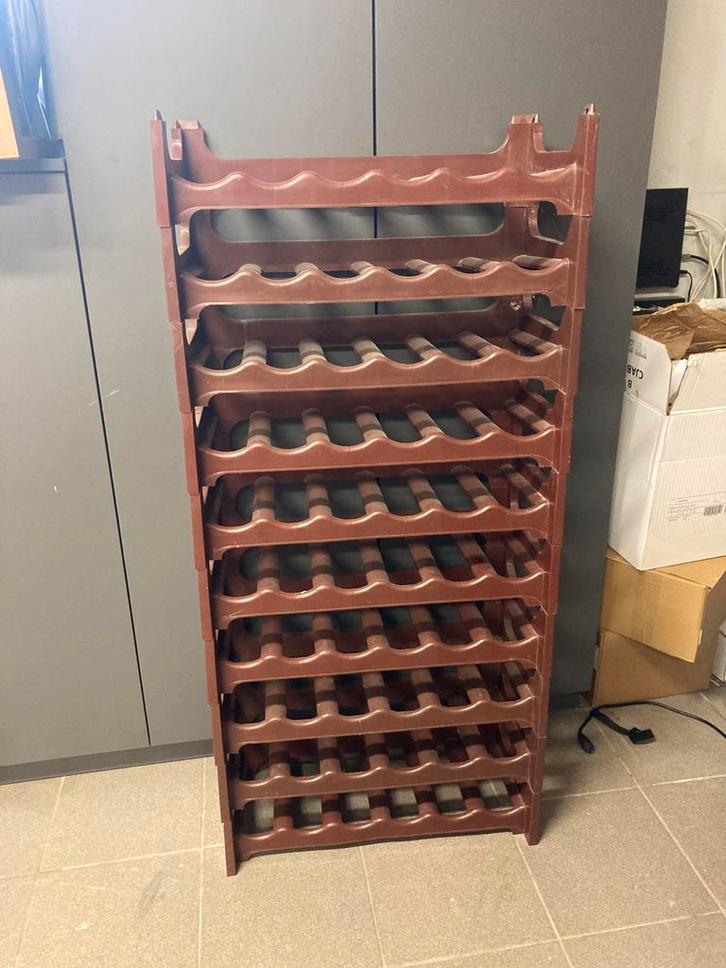 Wijnrekken – plaats voor  60 flesse, Maison & Meubles, Accessoires pour la Maison | Porte-bouteilles, Comme neuf, Synthétique